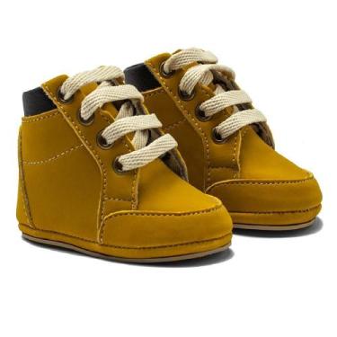 Imagem de Coturno Masculino Infantil Cano Alto Bebê Confortável Casual - Mila Ma