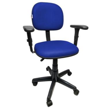 Imagem de Cadeira Secretaria Giratória De Escritório Com Regulagem de Altura Bra