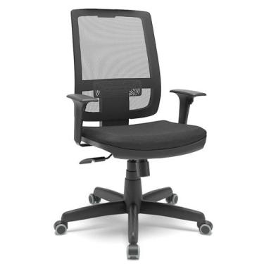 Imagem de Cadeira Presidente Brizza Tela Ergonômica Reclinável Para Escritório R