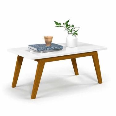 Imagem de Mesa de Centro Retangular 90 x 50 x 39 Prism Patrimar Branco