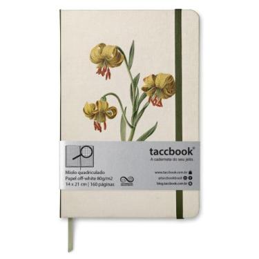 Imagem de Caderno Quadriculado taccbook Ramo c três lírios 14x21 Ríg.