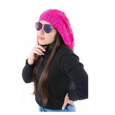 Imagem de Boinas Gorro Beanie Touca Feminina Várias Cores Unidade PIETRIX, Pink