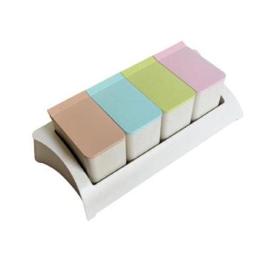 Imagem de Porta Temperos - 4 Potes Removíveis - Ecológico - Maxiformas