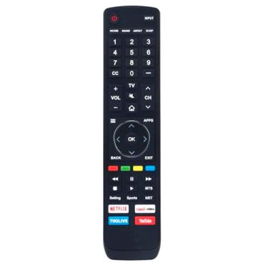 Imagem de Controle remoto de substituição EN3V39S compatível com Smart LED TV Sharp 4K LC-65P7000U LC-65Q7000U LC-65P8000U LC-50Q7000U LC-50P8000U LC-55N7002U LC-55N8002U LC-55P6002U 00U LC-55Q7000U LC-55P6050U
