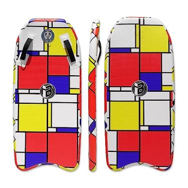 Imagem de BoardX Prancha De Surf Portátil De Bodyboard Inflável Com Armazenamento De Tecnologia De Costura De Martelo Placa De Corpo Super Dobrável De 48 Polegadas Com Pressão Máxima De Inflação 15Psi (Bloco)