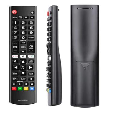 Imagem de Controle remoto universal para todas as TVs LG Smart TV LCD LED OLED UHD HDTV Plasma Magic 3D 4K Webos TVs com botões de atalho Netflix Amazon