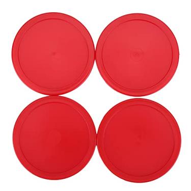 Imagem de Discos e Remos de Air Hockey, Discos de Air Hockey para Mesas Padrão de Hóquei No Gelo, Goleiros de Plástico Leve, Empurradores de Hóquei No Gelo, Conjunto de Discos de Air