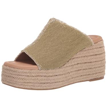 Imagem de Lucky Brand Sandália feminina plataforma Scippio, Semente de erva-doce, 39