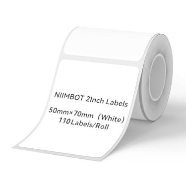 Imagem de NIIMBOT Etiquetas para etiquetadora B1/B21/B3S, fita de etiqueta térmica, impermeável, à prova de óleo para substituição de fita de etiquetagem de pequenas empresas de escritório em casa (4 cm × 7 cm