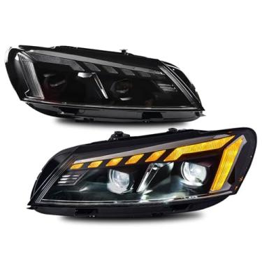 Imagem de Luzes De Carro Compatívei Com VW Golf 7 LED Projetor De Farol Compatível Com Audi-Design Animation DRL Lâmpada De Cabeça Sinal Dinâmico Acessórios Automotivos