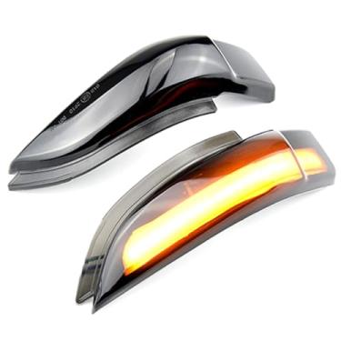 Imagem de WEPARTICULAR Luz indicadora de seta de LED para espelho lateral dinâmico compatível com Toyota Corolla Camry Prius C Avalon RAV4 2013 2016 indicador piscante sequencial espelho retrovisor conjunto de