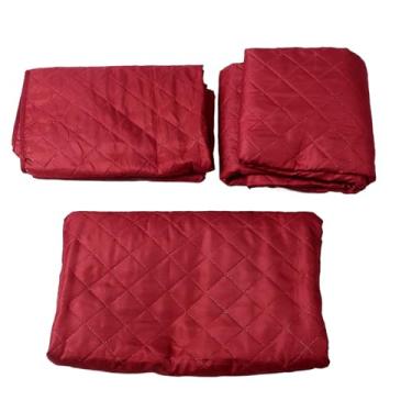 Imagem de 3 PCS Capa de sofá, Universal Pets Cães Gatos Capa de sofá à Prova de sofá Protetor de Móveis para Casa Durante Todas As Estações, Aparência Minimalista e Elegante (Borgonha)