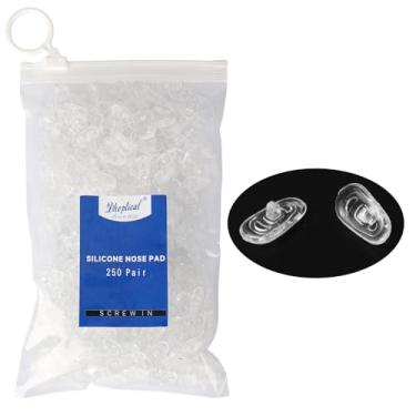 Imagem de (250 pares) Material de silicone de almofada de nariz para óculos em uso comum, parafuso macio em forma de ferradura para loja de óculos e hospital de olhos (12,5 mm (em uso comum) 250 pares)