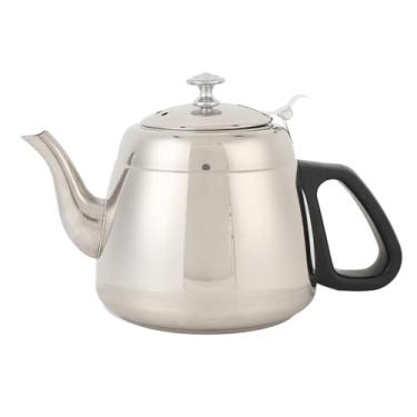 Imagem de Chaleira de chá, Bule de café de Aço Inoxidável, Chaleira de água de Grande Capacidade, Jarro de água Fria Com Filtro de chá para Fogões Elétricos de Indução de Gás (1,5L/1500ml)