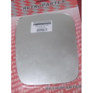 Imagem de Lente Espelhada para Retrovisor Compatível com Nissan Sentra 2010-2013, Lado Esquerdo, Sem Base