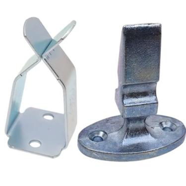 Imagem de Fixador Porta Prendedor De Pressão Rodapé Travar Na Parede - Aliança