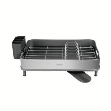 Imagem de Escorredor de Louça Tramontina em Aço e Polipropileno, Cinza