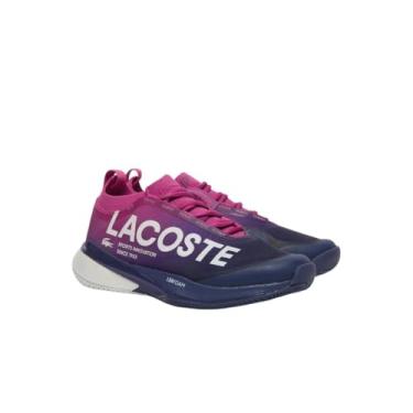 Imagem de Lacoste Tênis feminino Ag-lt25 Lite, Rosa/azul escuro, 36