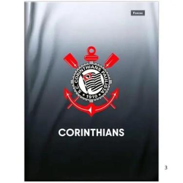 Imagem de Caderno Brochurao Universitario Cd 80fls Corinthians Sortidas - Foroni