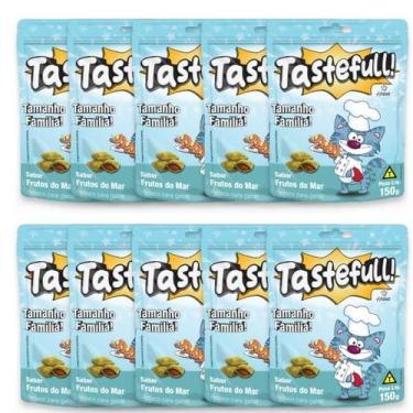 Imagem de Hana Tastefull Para Gatos Frutos Do Mar 150g Kit 10 Un