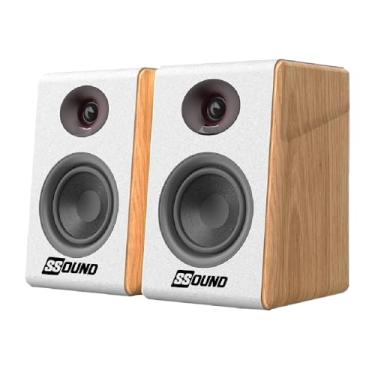 Imagem de Monitor de Áudio Ssound SS-003 80W RMS Bluetooth/Optical/USB/RCA-Branco