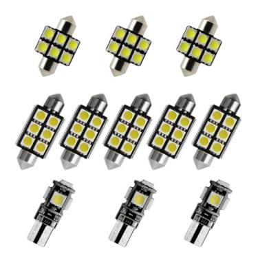 Imagem de 8X-SPEED 11 PCS Lâmpada LED Interior Chip 5050 para Kia Sorento MK1 2002–2009 Caixa de luva de leitura concluída porta-malas espelho viseira de sol