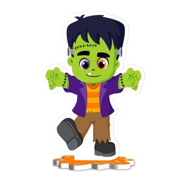 Imagem de Enfeite De Mesa Halloween Frankenstein Eva - 17cm X 11cm