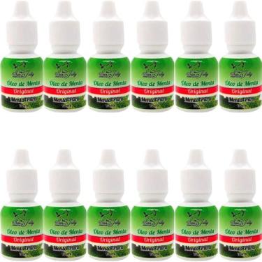 Imagem de Óleo de Menta San Jully Menta Pura Frasco 10ml Kit 12 Unidades