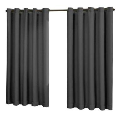 Imagem de Cortina Blackout Tecido Grosso 2,60 Larg x 1,50 Alt P/Sala Quarto Jane