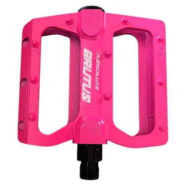 Imagem de Pedais Plataforma Brutus Flat 9/16" Rosca Grossa Mtb DH Enduro Alumínio Absolute