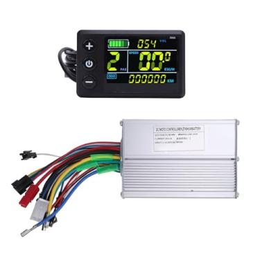 Imagem de 20A Controlador de Motor LCD Kit de Painel de Exibição, Alojamento de Liga de Alumínio, Função de Auto -aprendizado, Leve Com o Botão de Luz de Fundo