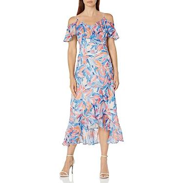 Imagem de London Times Kourtney Maxi, Céu/azul-royal/coral, 42