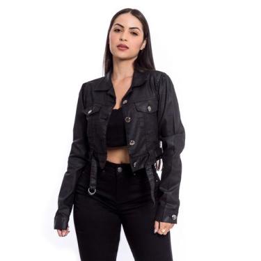 Imagem de Jaqueta Feminina Com Resina Lançamento Inverno - Restrito Jeans, GG, P