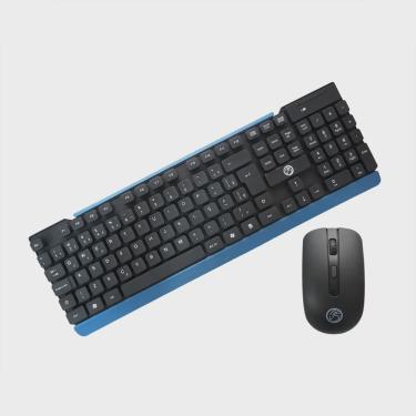 Imagem de Kit Teclado e Mouse sem Fio Brazil pc BPC-5271/17 - ABNT2 - 1200DPI - Preto