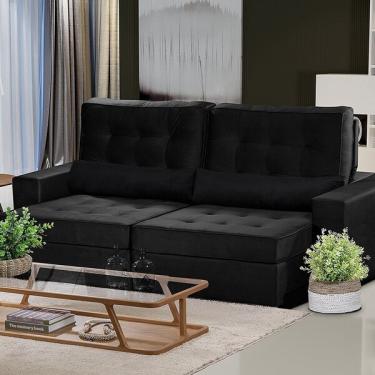 Imagem de Sofá Curitiba Modular 3 Lugares 230cm Retrátil Reclinável Pre