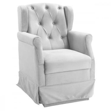 Imagem de Poltrona Cadeira Amamentação Balanço Ternura Corano Branco - Star Conf