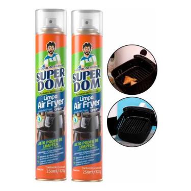 Imagem de 2 Limpa Air Fryer Protege Da Brilho Remove Gorduras Dificeis - Baston