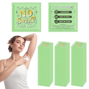 Imagem de BUAEL Desodorante de viagem, 150 peças de desodorante, lenços umedecidos e lenços corporais, embrulhados individualmente, mini desodorante hipoalergênico, axilas, sudorese, pepino e viagem para limpar