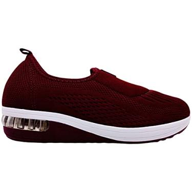 Imagem de Tênis Feminino Modare Slip On UltraConforto Vinho 34
