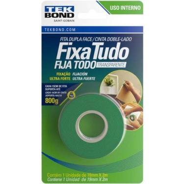 Imagem de Fita Dupla Face Fixa Tudo Acrílico 19MMX2M - Tekbond