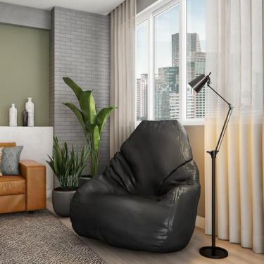 Imagem de Puff Almofadão Preto - Mobly