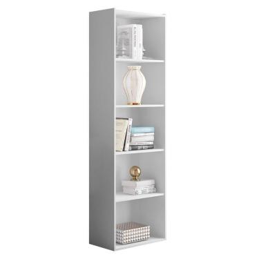 Imagem de Estante Livreiro Organizador Multi Luiza 5 Nichos Branco