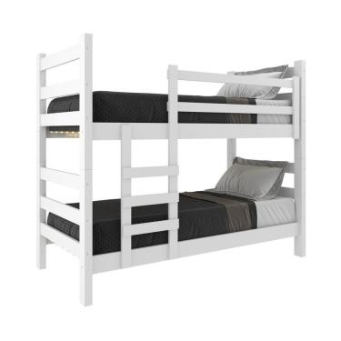 Imagem de Beliche - Vira 2 Camas - Com Colchões Inclusos Dubai Multimóveis Vcr4158 Branco