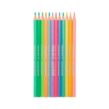 Imagem de Lapis De Cor Pastel Trend 12 Cores Pasteis Leo E Leo