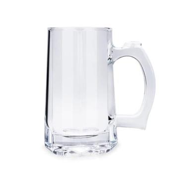Imagem de Caneca de Chopp ou Cerveja de Vidro 380 ml - EmCasaTem