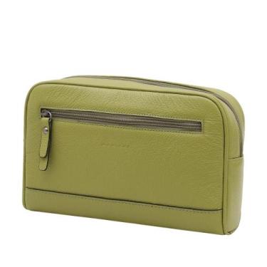 Imagem de Pochete de Couro Mariart Búzios, Avocado