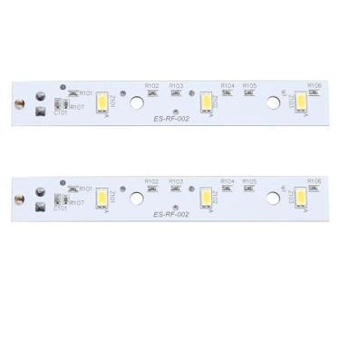 Imagem de Yubunt Placa De Led Para Geladeira Wr55X26671 Compatível Com Freezer Ge, Números Peça Reposição Ps11767930, Eap11767930, Led3344588, Ap6035586, 4468532. Nova Atualização (2 Peças)