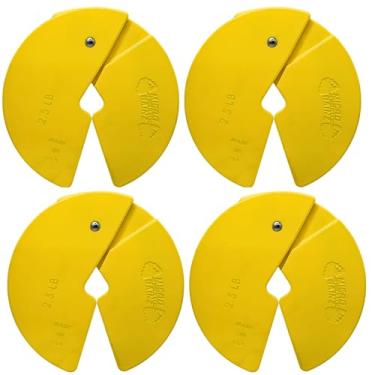 Imagem de MICRO GAINZ GAIN MUSCLE 1LB AT A TIME Halteres Fracionados Com Peso De 2,5 Lb, Ideal Para Microcarregamento (Escolha Cor), 4 Anilhas, Treinamento Projetado (Amarelo)