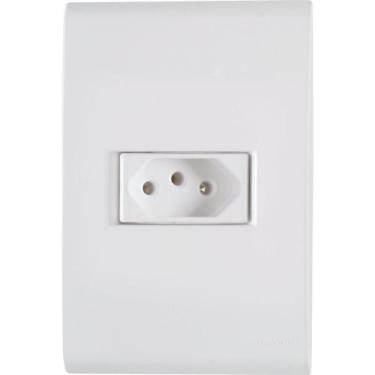 Imagem de Tramontina Liz Conjunto 4x2 1 Tomada Novo Padrão 10A/250V