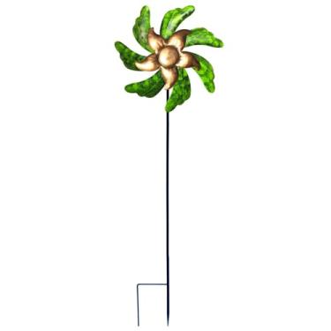 Imagem de LITIALLY Cata-Vento De Metal 47 Polegadas - Design Durável Com Charme Vintage, Uma Adição Atraente E Alegre À Decoração Do Seu Jardim